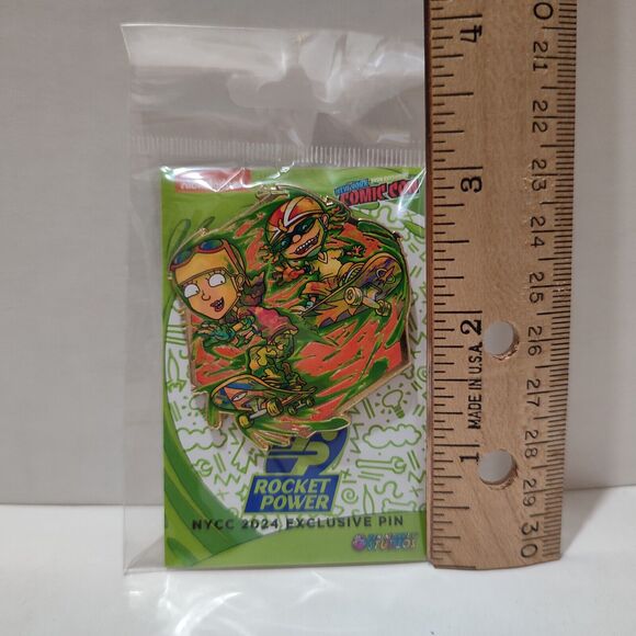 Rocket Power Otto & Reggie Painterly Series Enamel Pin NYCC Limited Edition - Picture 2 of 2